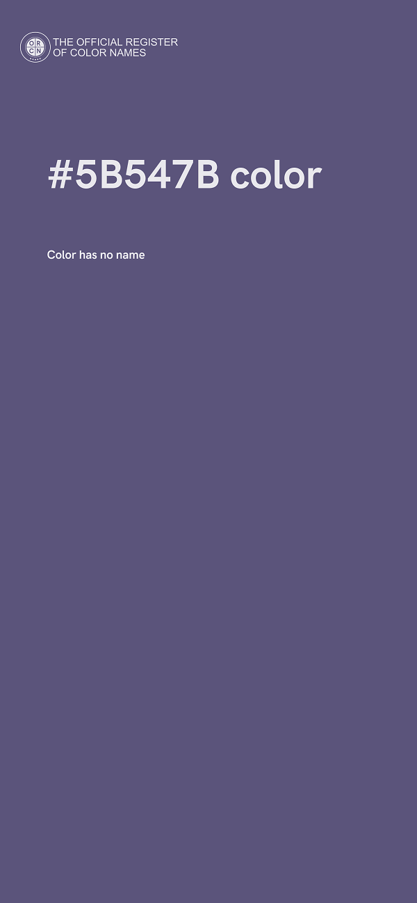#5B547B color image