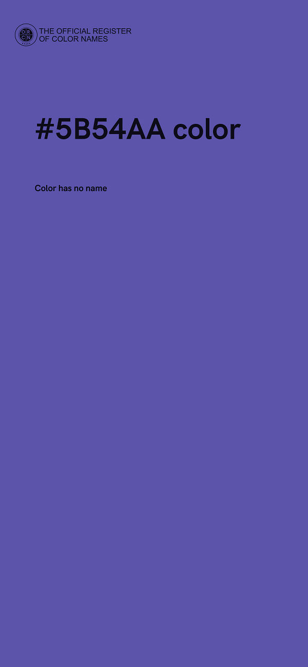 #5B54AA color image