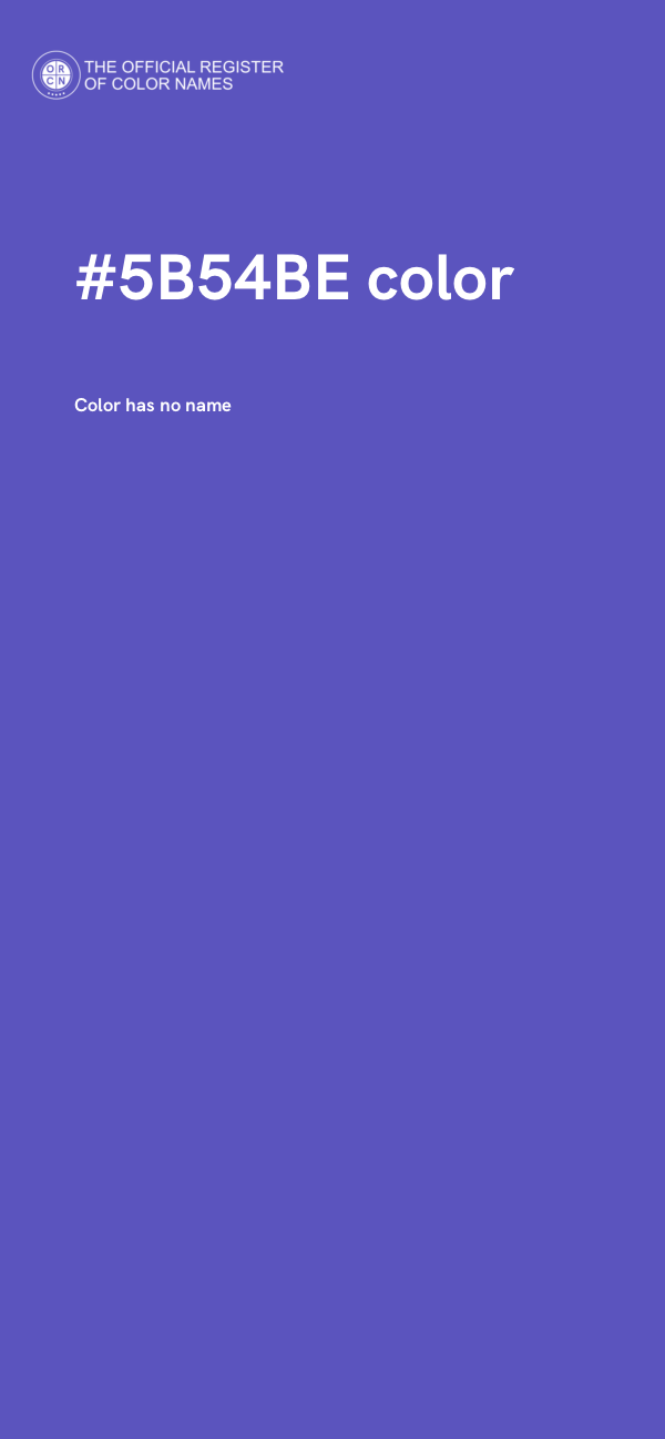 #5B54BE color image