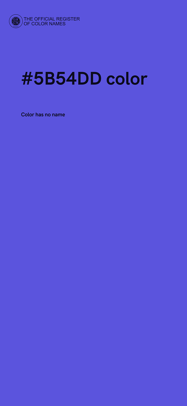 #5B54DD color image
