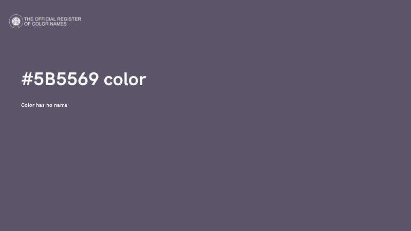 #5B5569 color image
