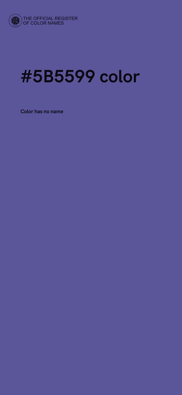 #5B5599 color image