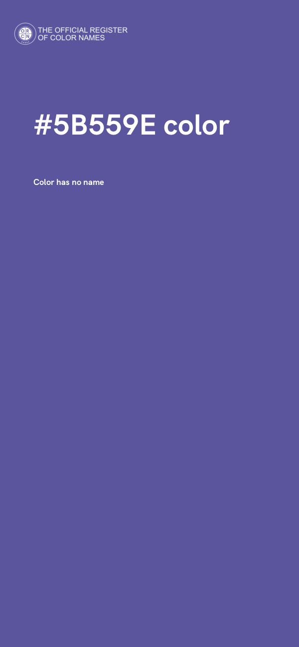 #5B559E color image