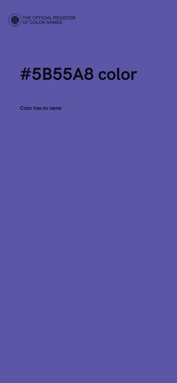 #5B55A8 color image