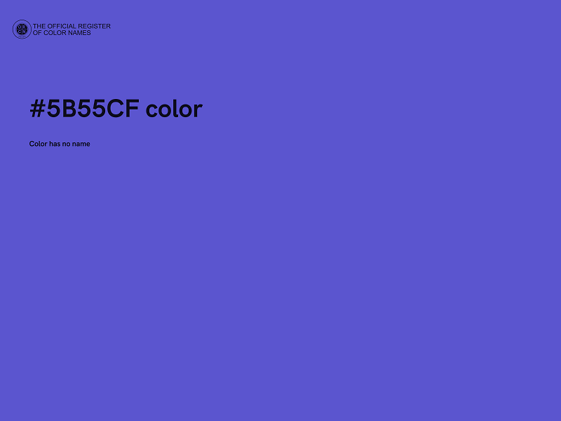 #5B55CF color image