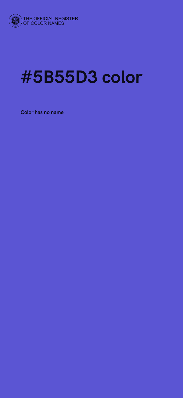 #5B55D3 color image