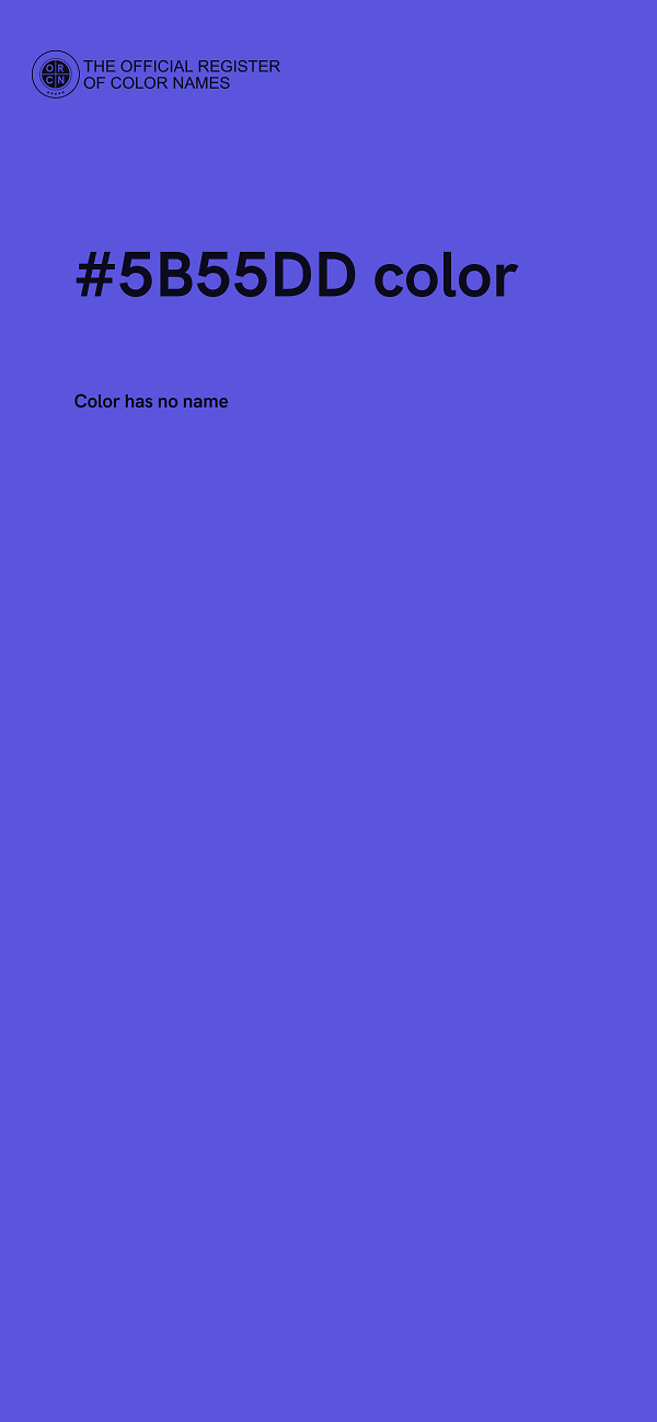 #5B55DD color image