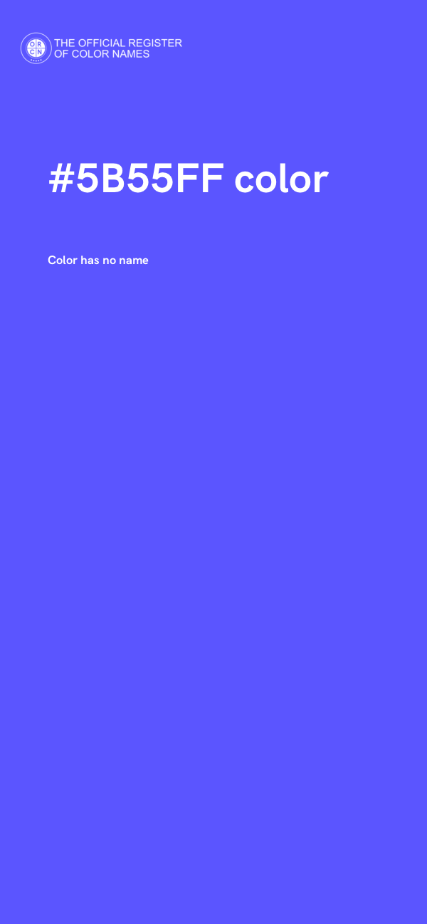 #5B55FF color image