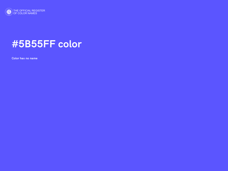 #5B55FF color image