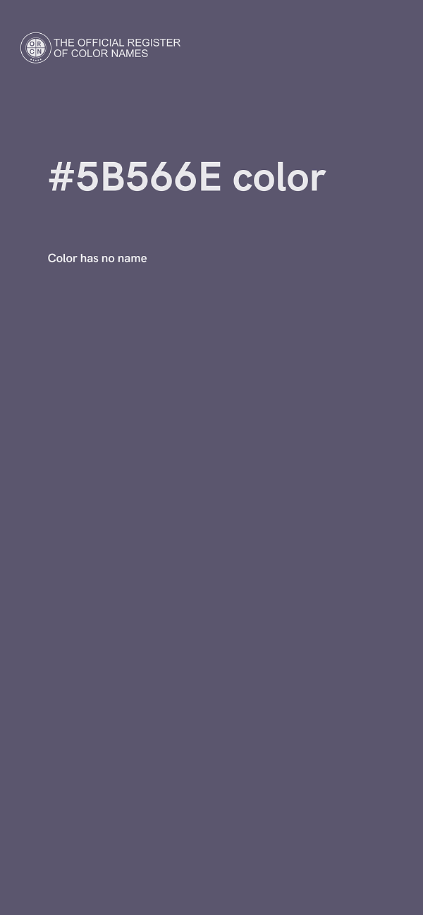 #5B566E color image