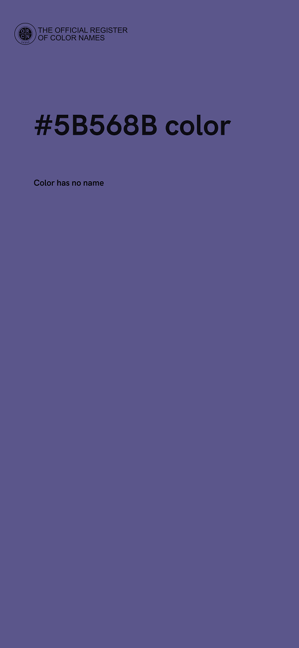 #5B568B color image