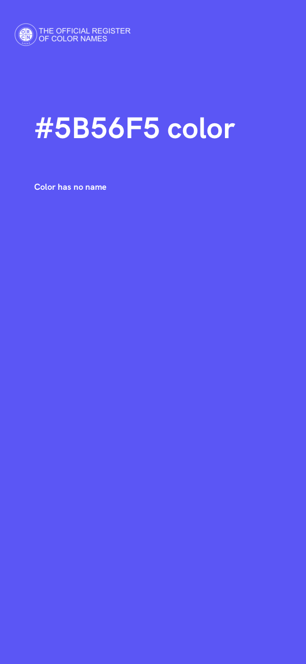 #5B56F5 color image