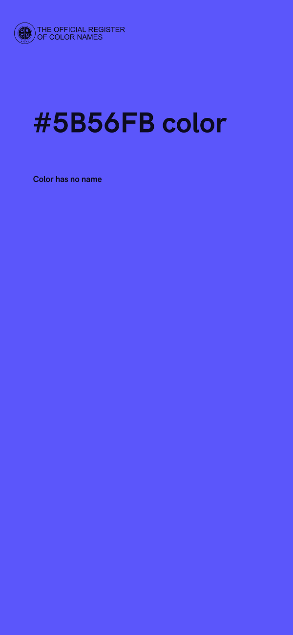 #5B56FB color image