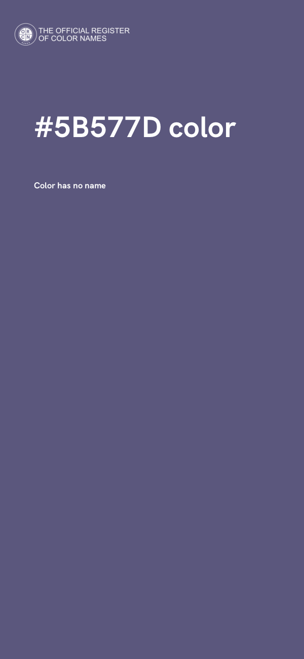 #5B577D color image