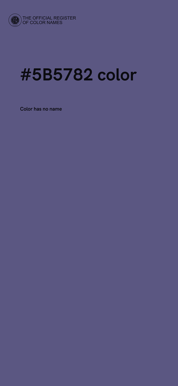 #5B5782 color image