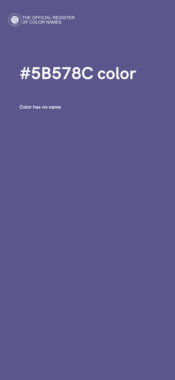 #5B578C color image
