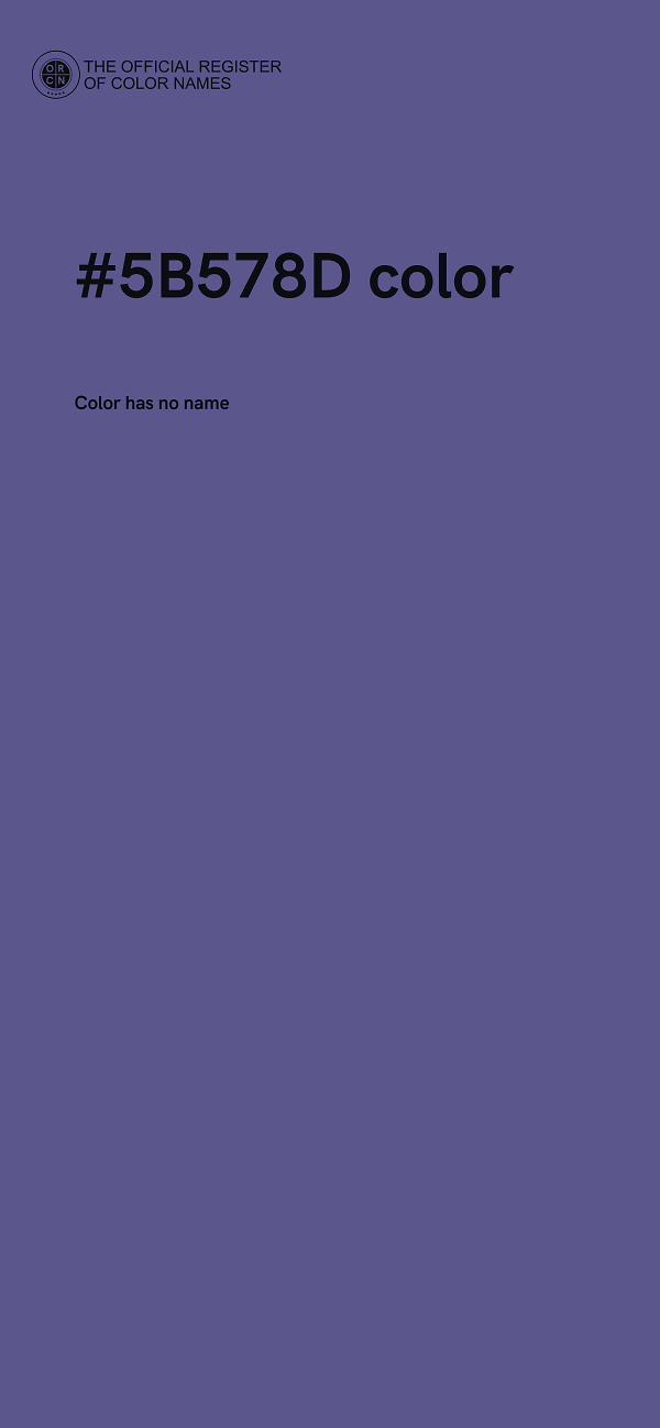 #5B578D color image