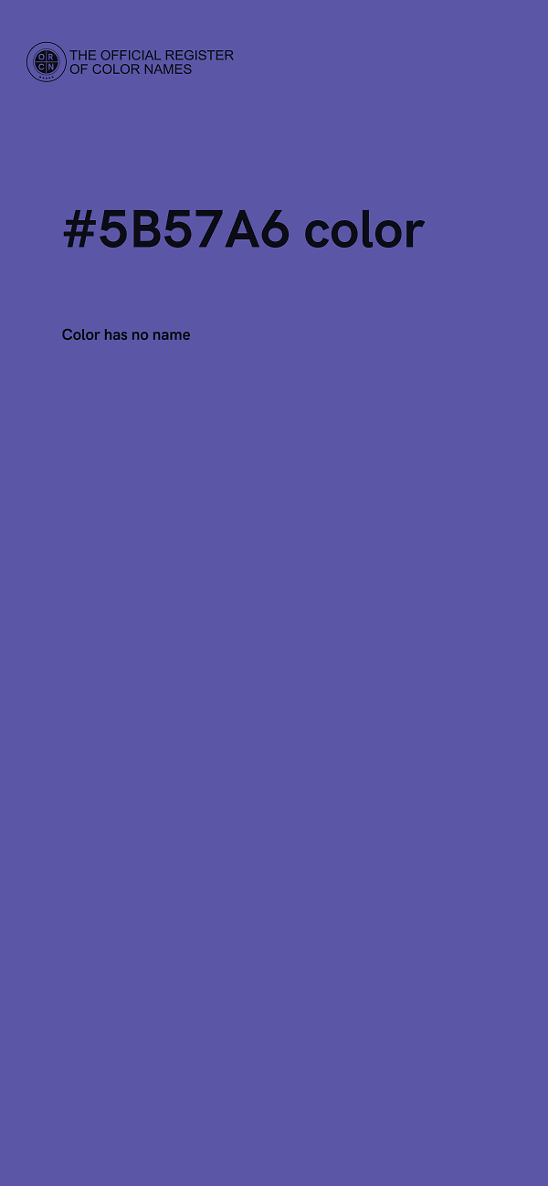 #5B57A6 color image