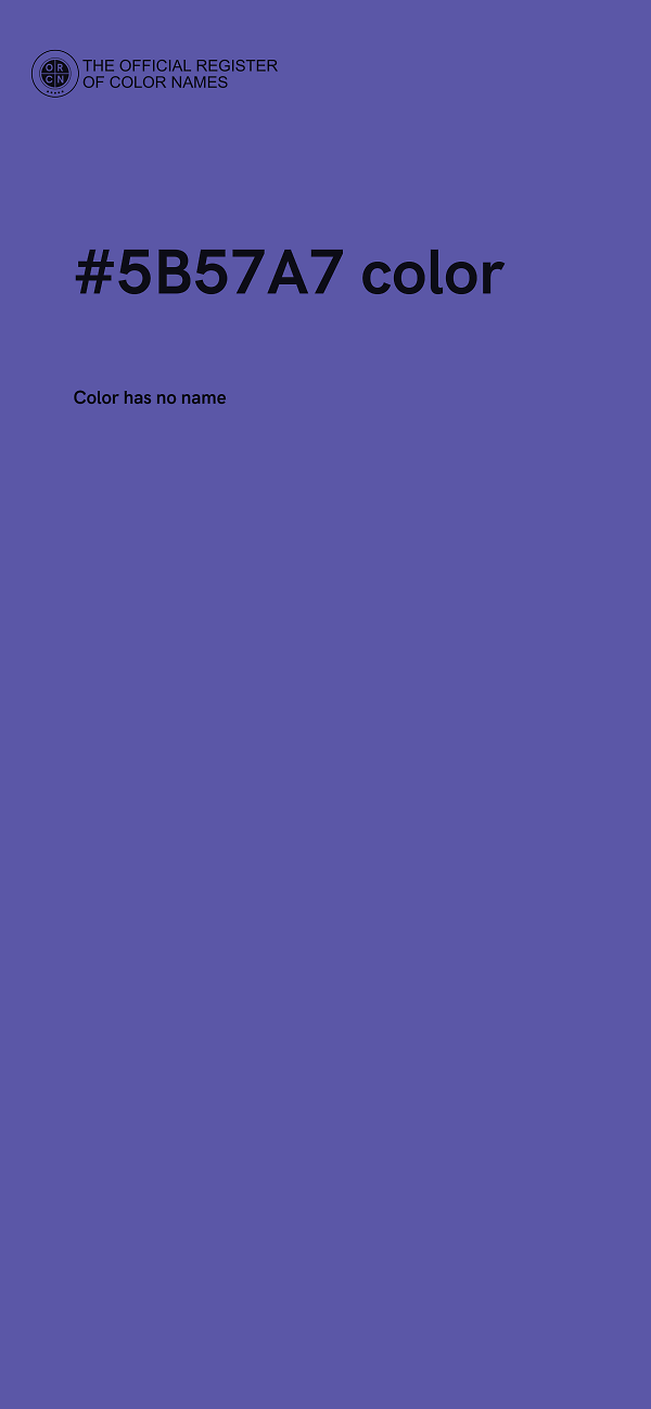 #5B57A7 color image