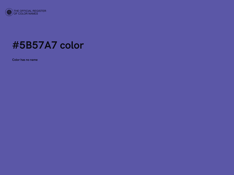 #5B57A7 color image