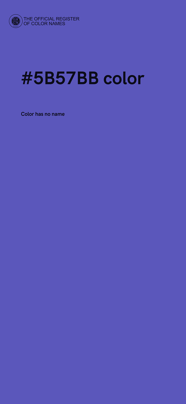 #5B57BB color image
