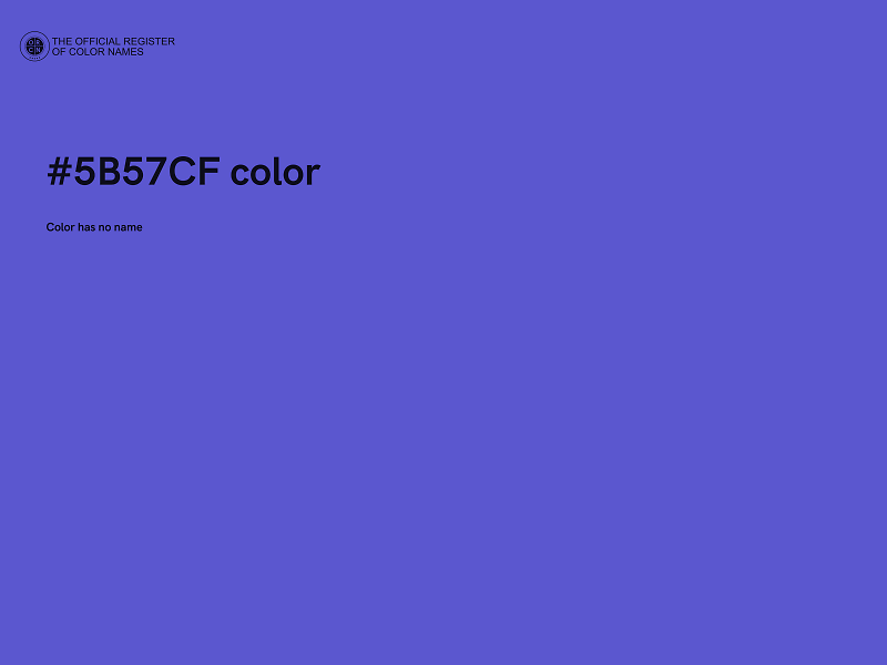 #5B57CF color image