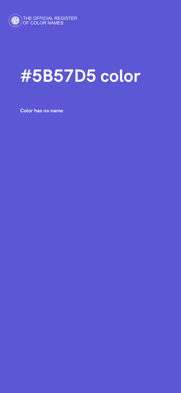#5B57D5 color image