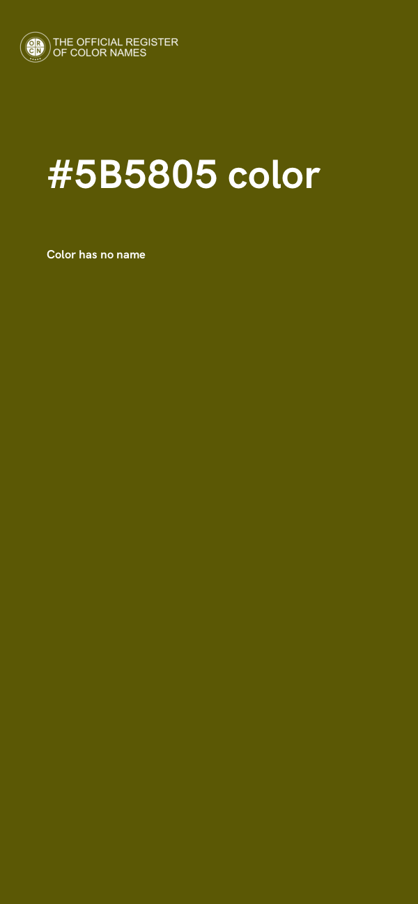 #5B5805 color image