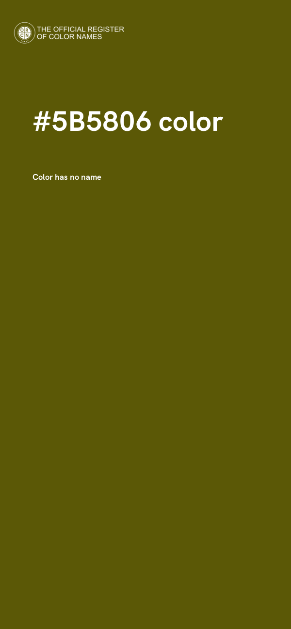 #5B5806 color image