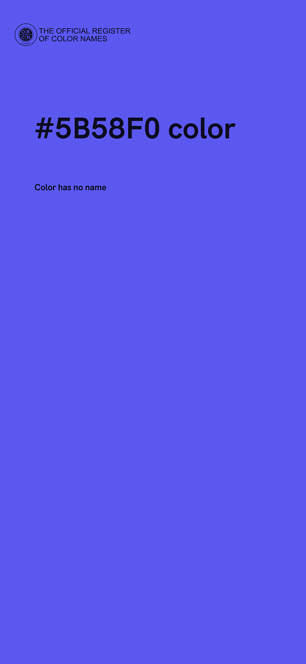 #5B58F0 color image