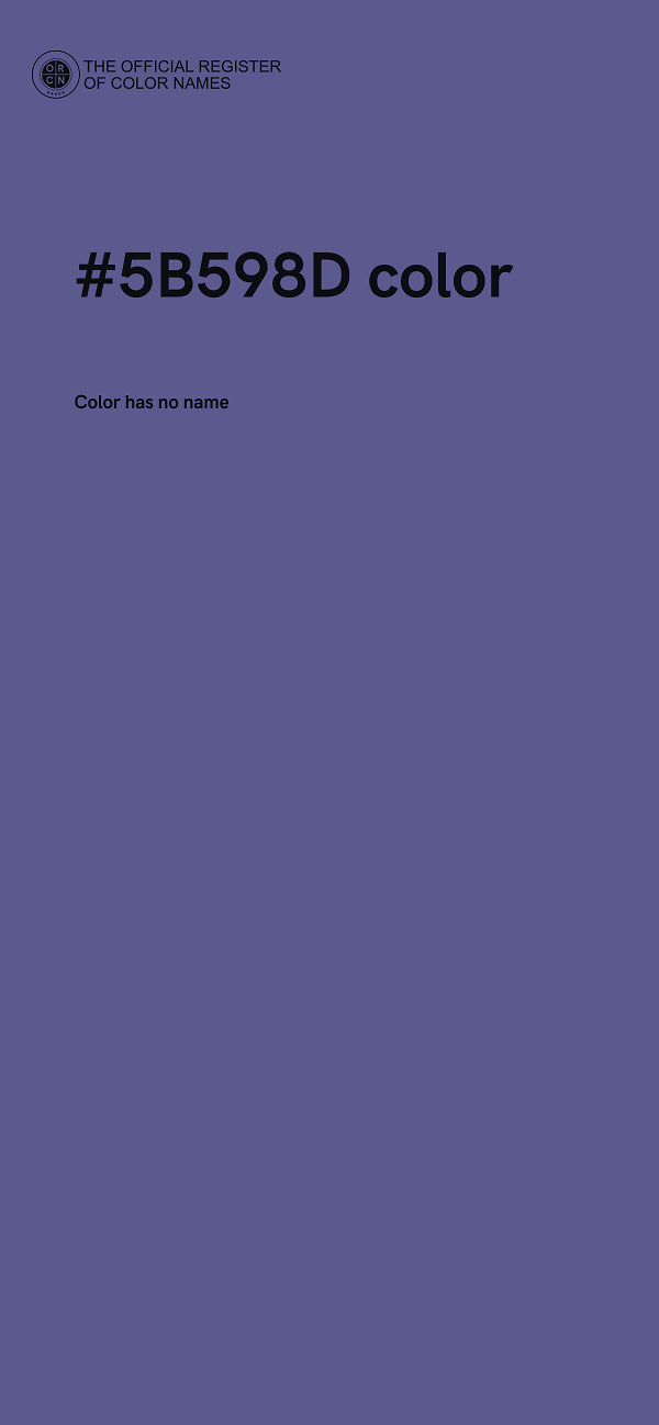 #5B598D color image
