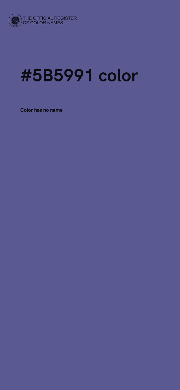 #5B5991 color image