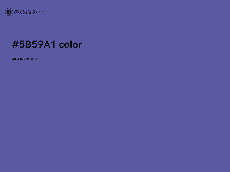 #5B59A1 color image