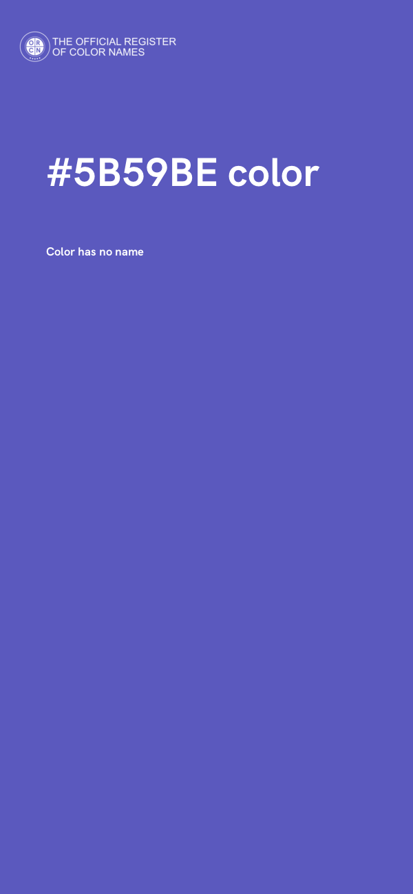 #5B59BE color image