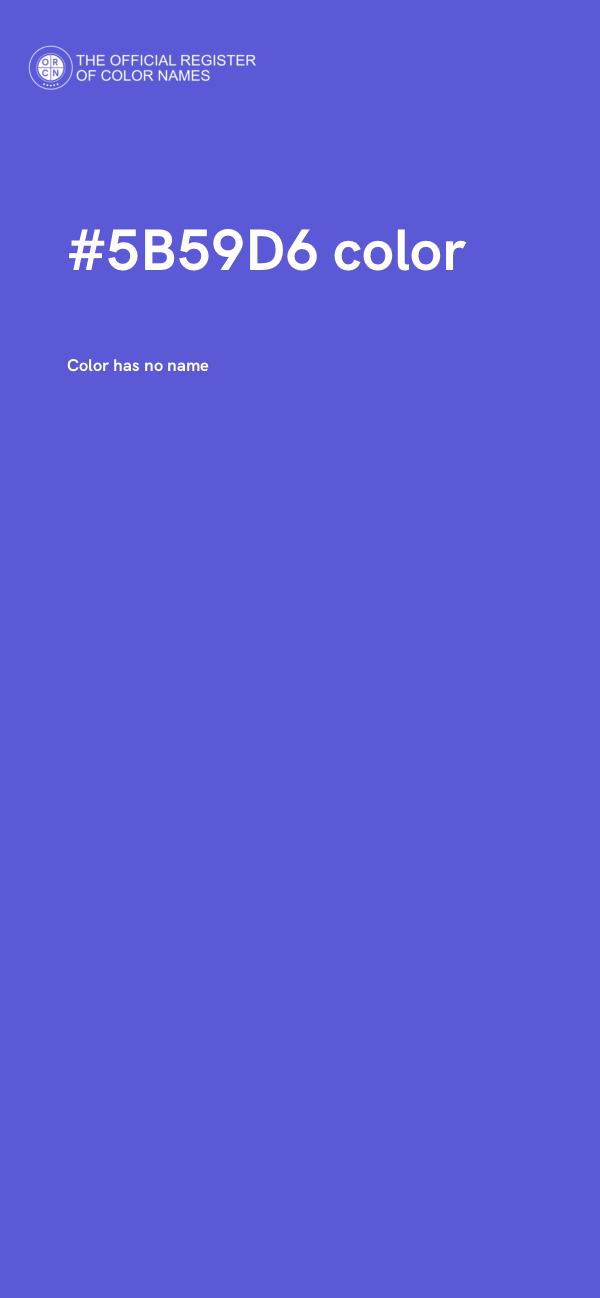 #5B59D6 color image