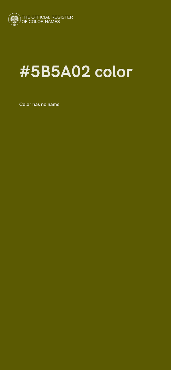 #5B5A02 color image