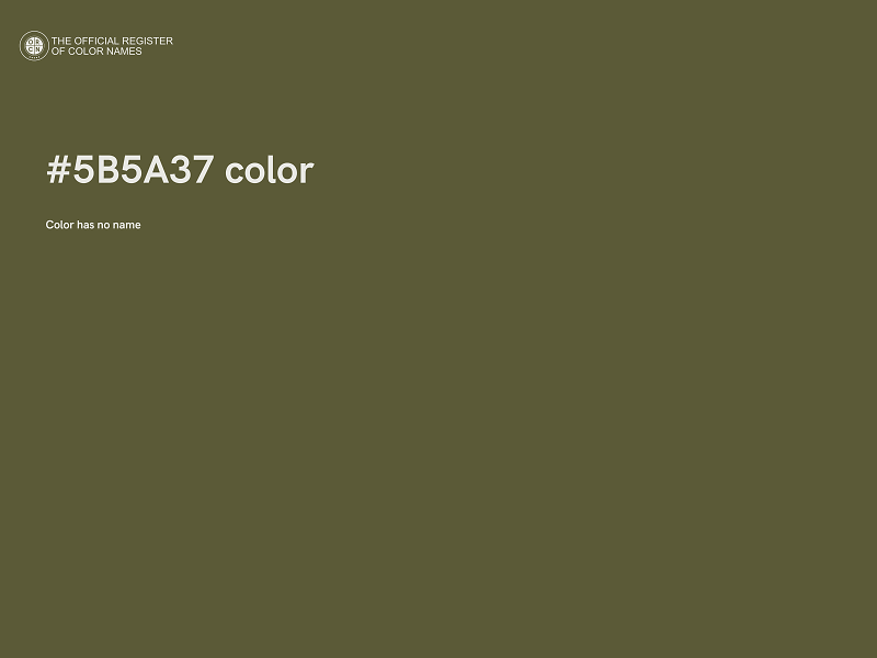 #5B5A37 color image