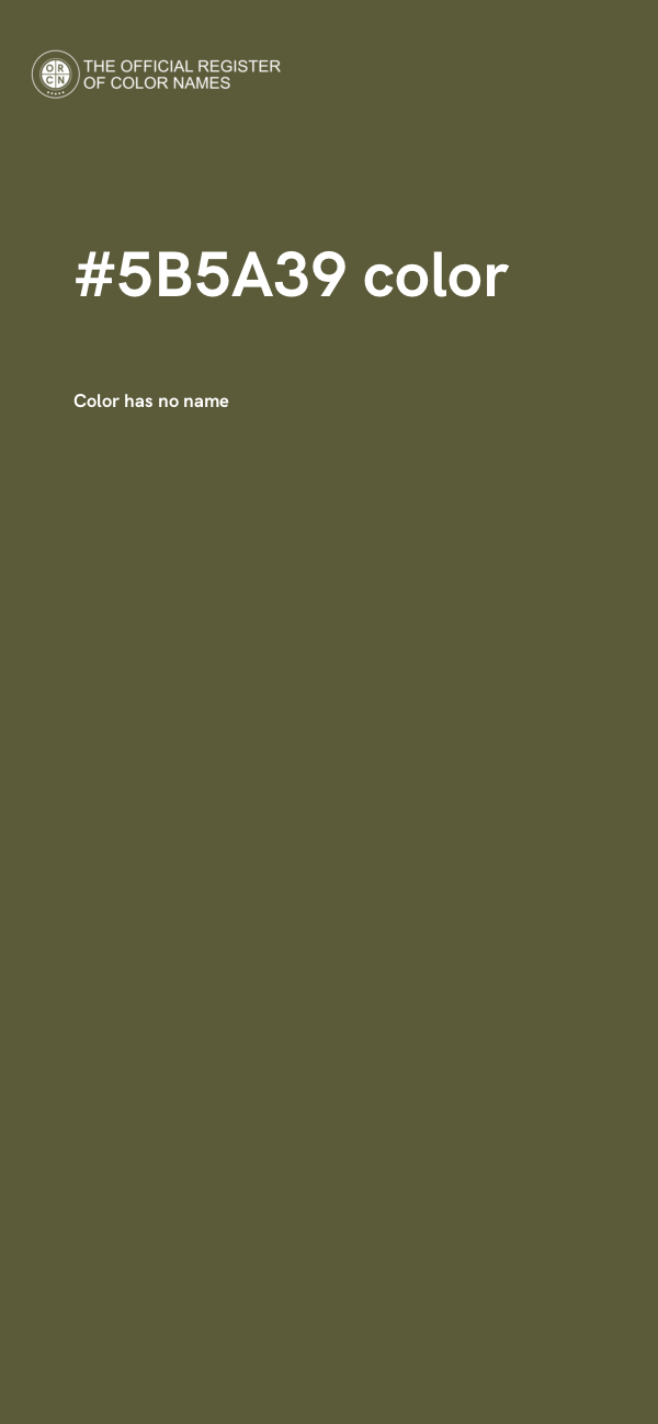#5B5A39 color image