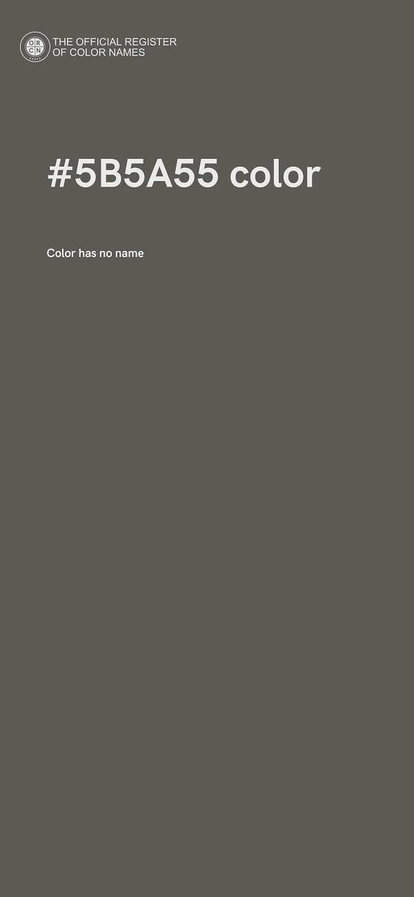 #5B5A55 color image