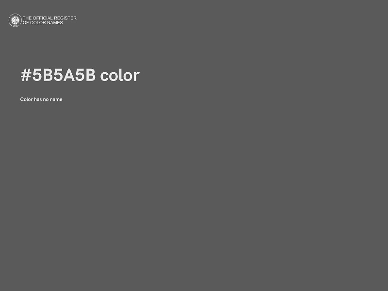 #5B5A5B color image