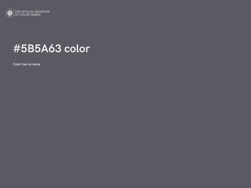 #5B5A63 color image