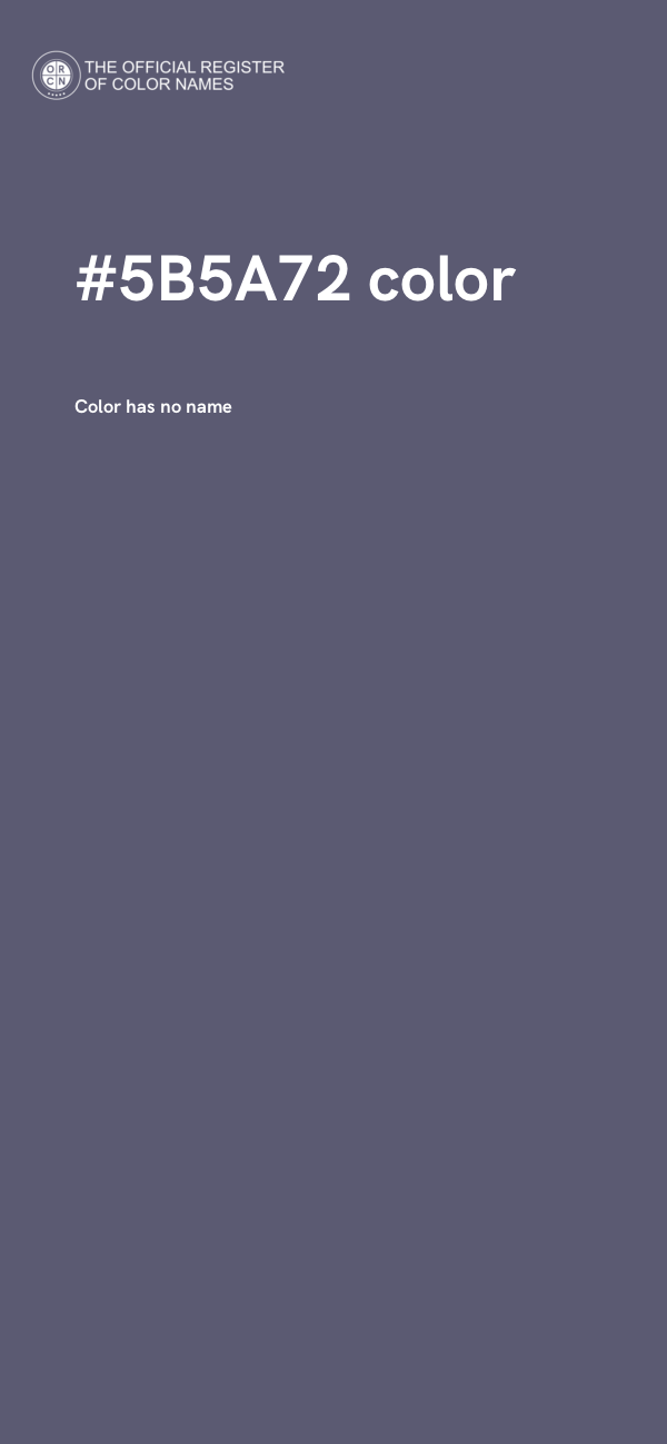 #5B5A72 color image
