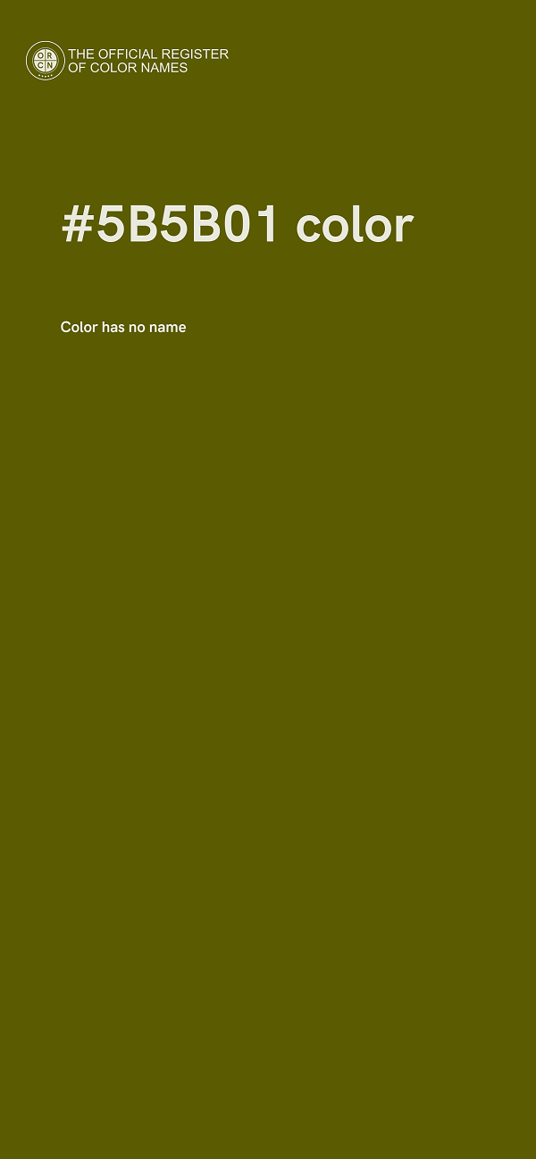 #5B5B01 color image