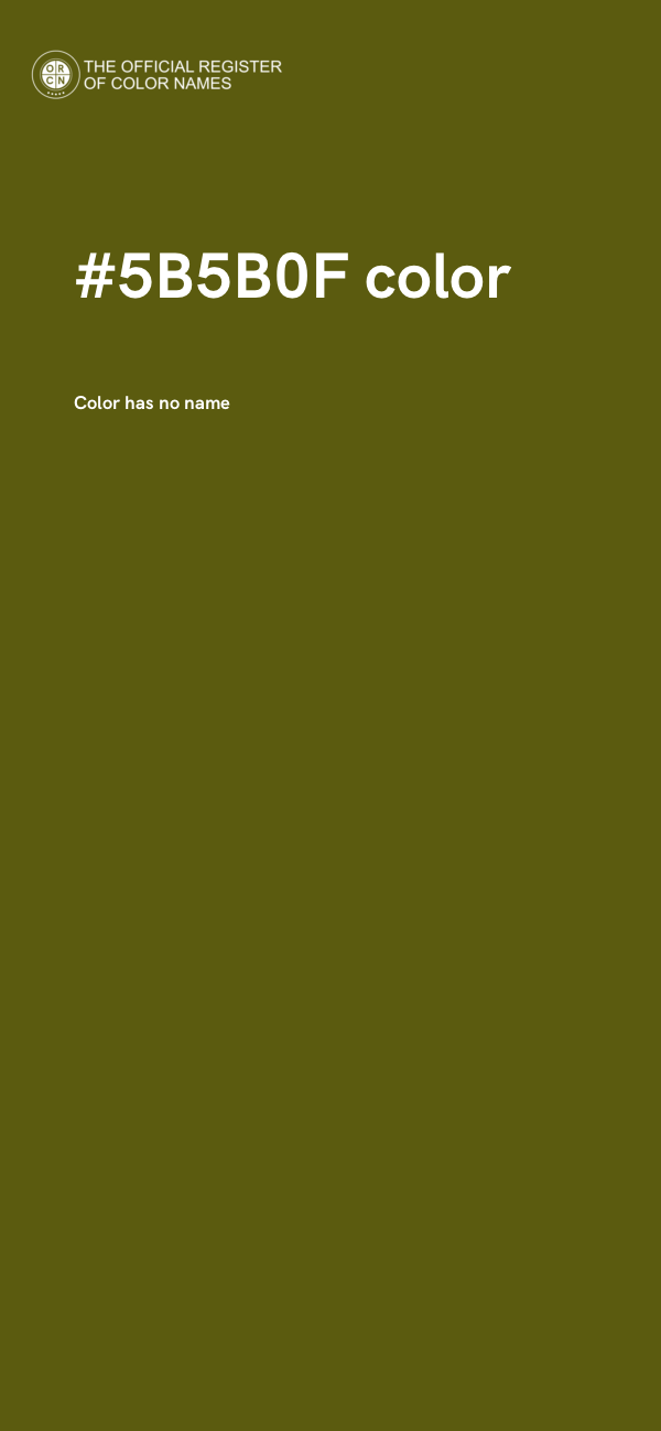 #5B5B0F color image