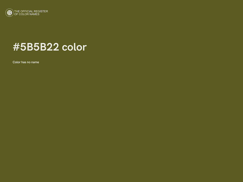 #5B5B22 color image