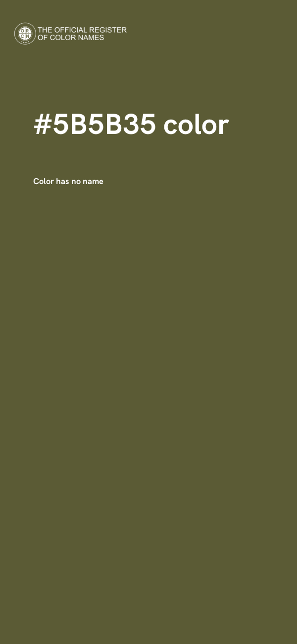 #5B5B35 color image