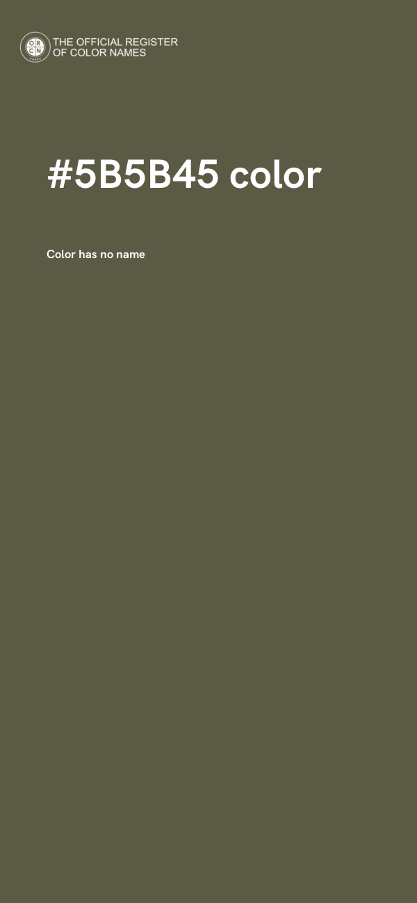 #5B5B45 color image