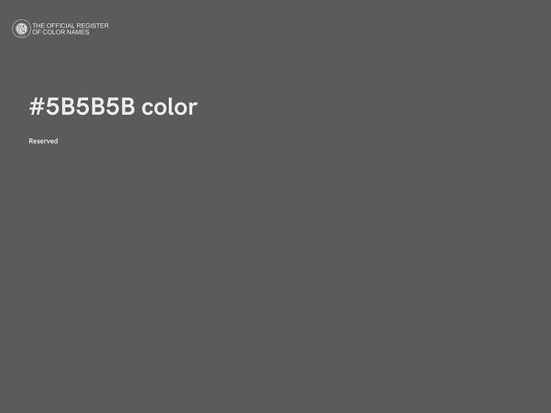 #5B5B5B color image