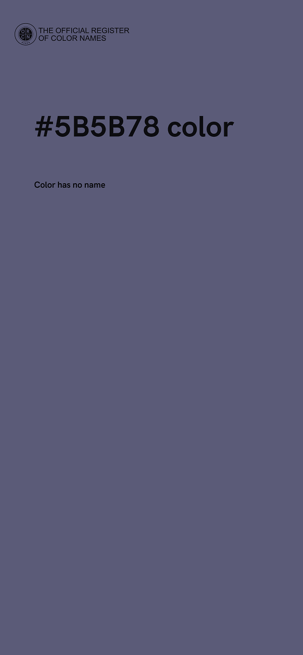 #5B5B78 color image