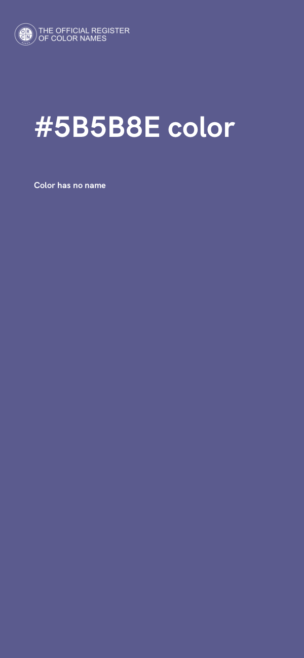 #5B5B8E color image